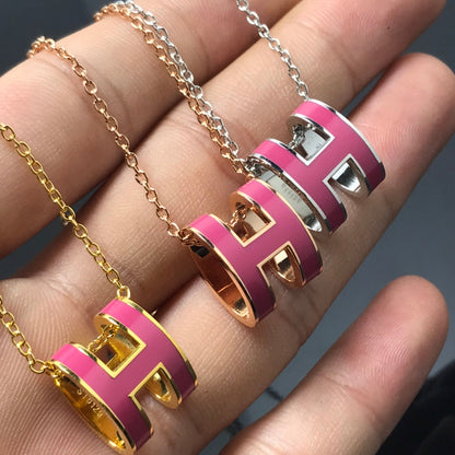 [LORA]H NECKLACE PINK