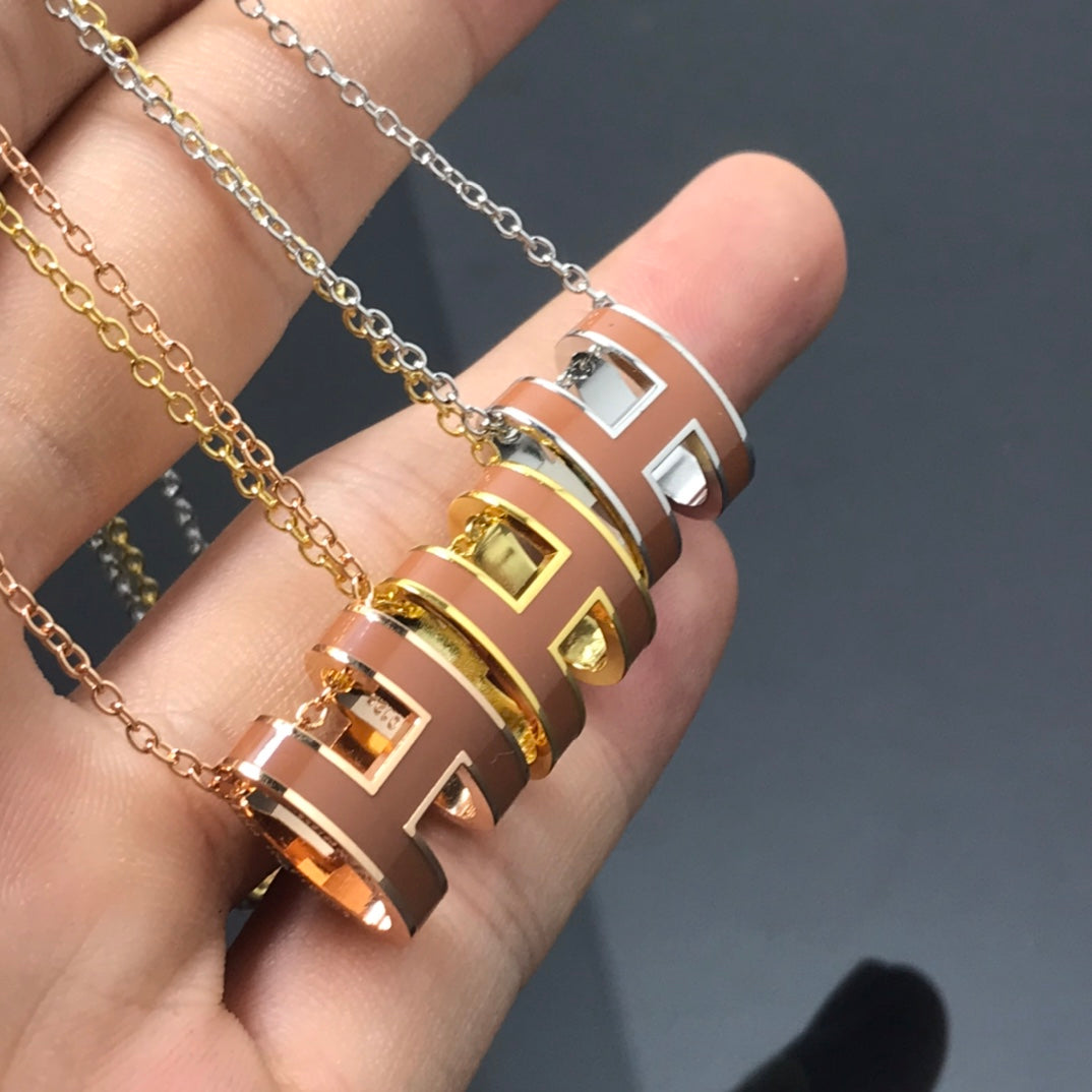 [LORA]H NECKLACE BROWN