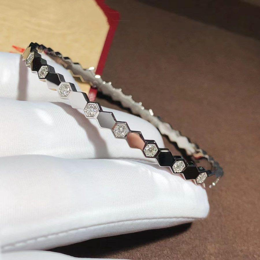 [LORA]BEE LOVE SILVER DIAMOND BRACELET