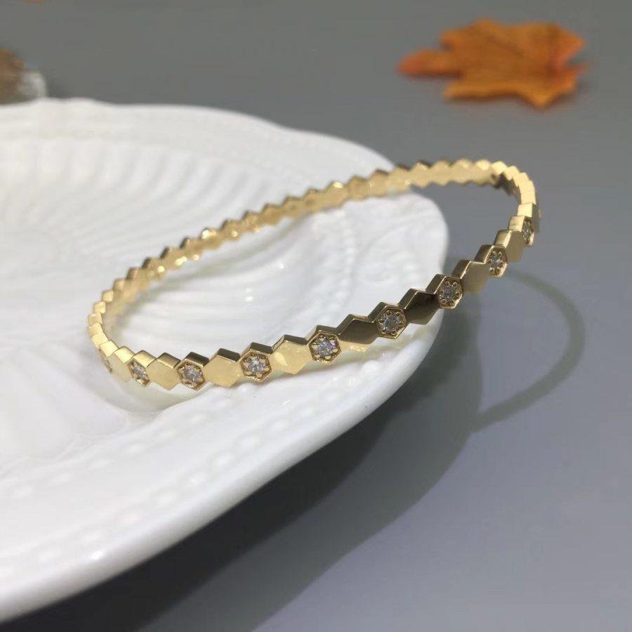 [LORA]BEE LOVE GOLD DIAMOND BRACELET