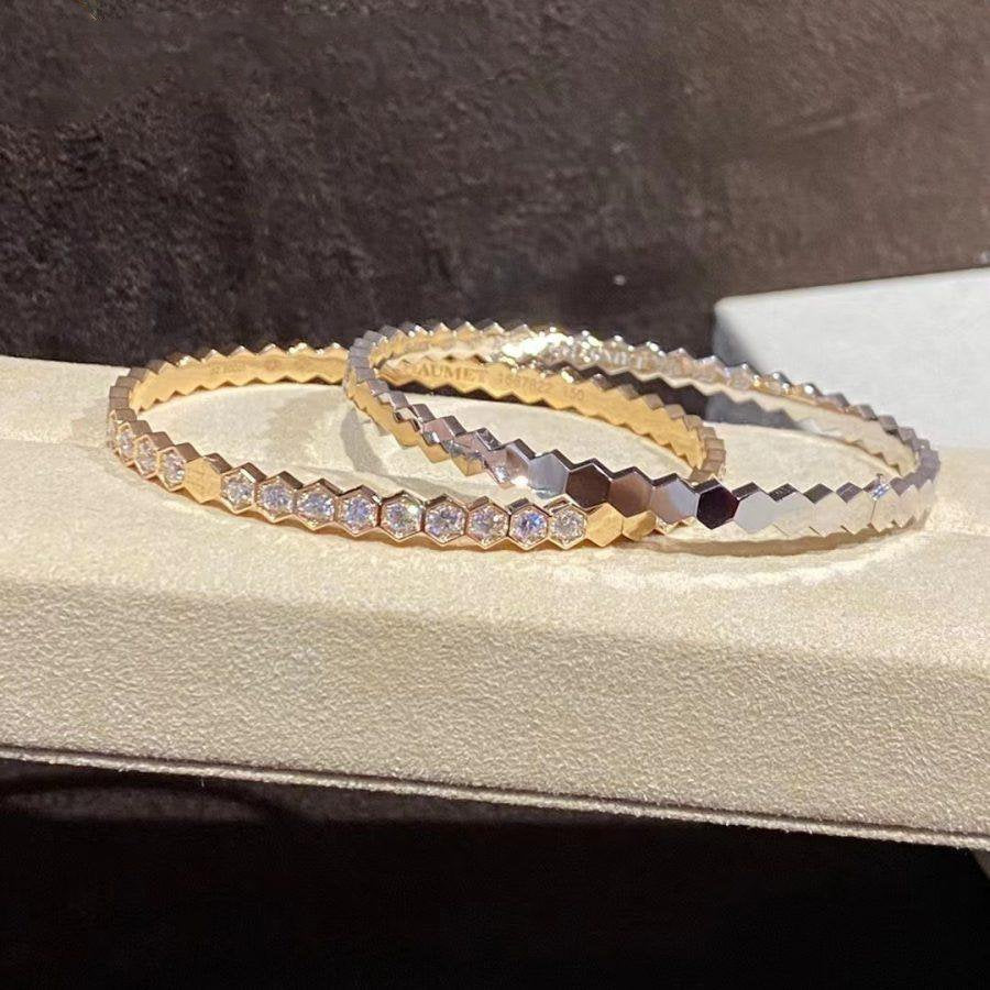 [LORA]BEE LOVE GOLD BRACELET FULL DIAMOND