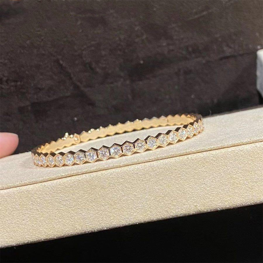 [LORA]BEE LOVE GOLD BRACELET FULL DIAMOND