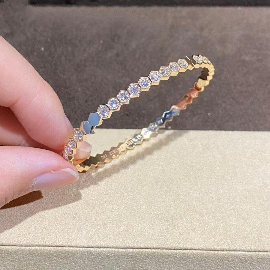 [LORA]BEE LOVE GOLD BRACELET FULL DIAMOND