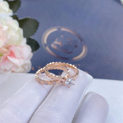[LORA]BEE LOVE RING PINK GOLD DIAMOND