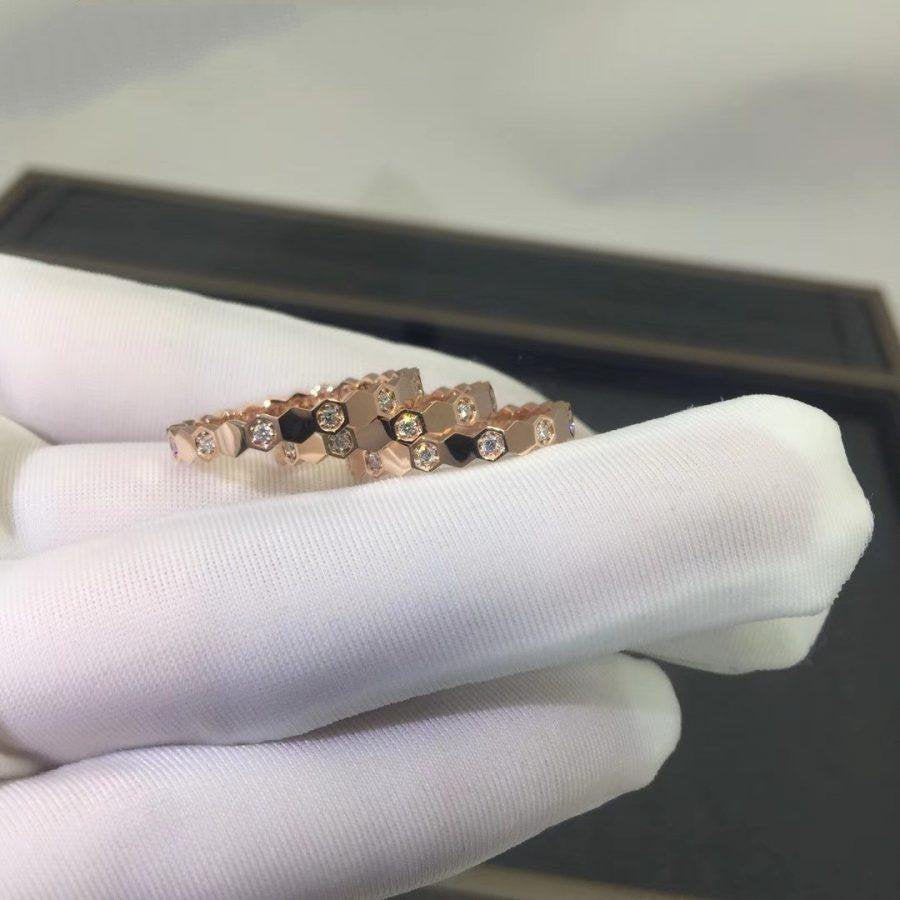 [LORA]BEE LOVE RING PINK GOLD DIAMOND