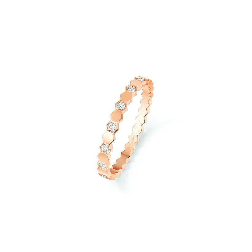 [LORA]BEE LOVE RING PINK GOLD DIAMOND