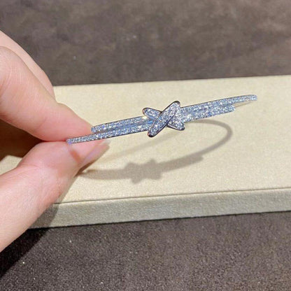 [LORA]JEUX DE BRACELET DIAMONDS SILVER