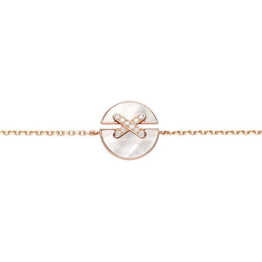 [LORA]JEUX DE BRACELET MOP PINK GOLD DIAMONDS