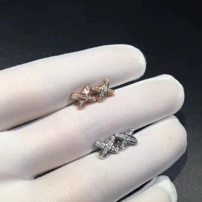 [LORA]JEUX DE DIAMOND EARRINGS
