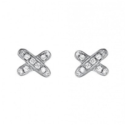 [LORA]JEUX DE DIAMOND EARRINGS