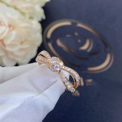 [LORA]LIENS PINK GOLD DIAMOND RING