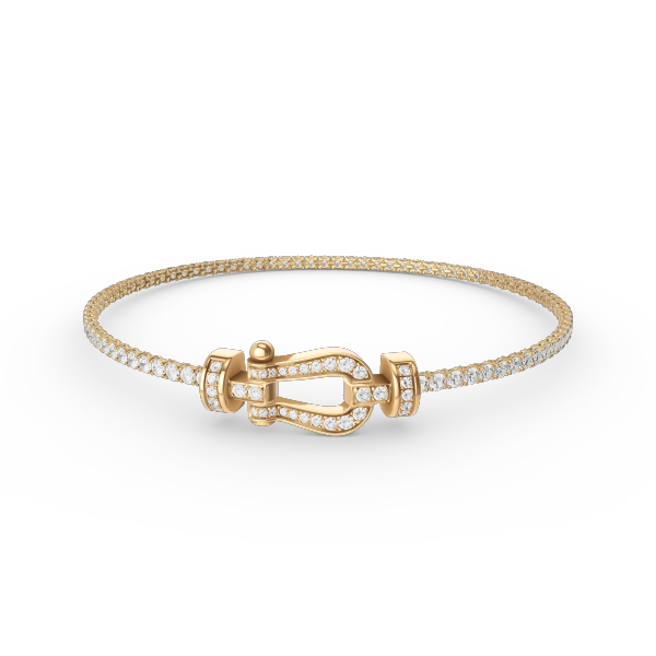 [LORA]FORCE  HORSESHOE  DIAMOND TENNIS BRACELET