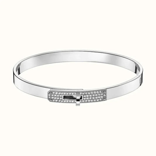 [LORA]KELLY SILVER DIAMOND BRACELET