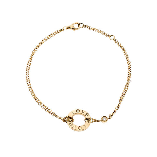 [LORA]LOVE BRACELET 2 DIAMOND