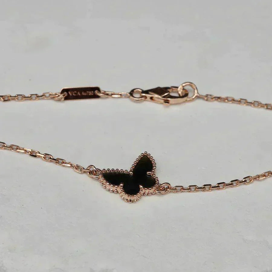 [LORA]BUTTERFLY ONYX  BUTTERFLY BRACELET