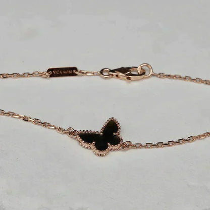 [LORA]BUTTERFLY ONYX  BUTTERFLY BRACELET