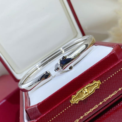 [LORA]PANTHERE SILVER OPEN BRACELET