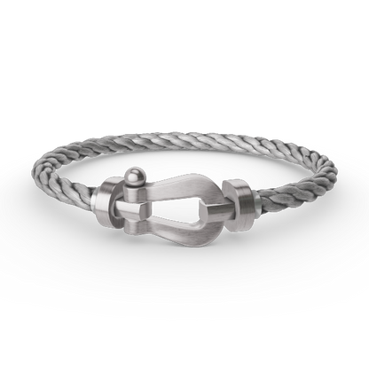 [LORA]FORCE LARGE HORSESHOE NO DIAMOND BRACELET SILVER