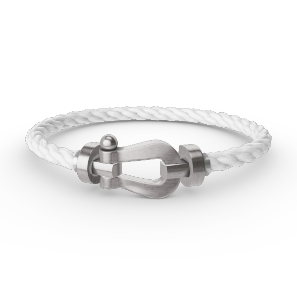 [LORA]FORCE LARGE HORSESHOE NO DIAMOND BRACELET SILVER