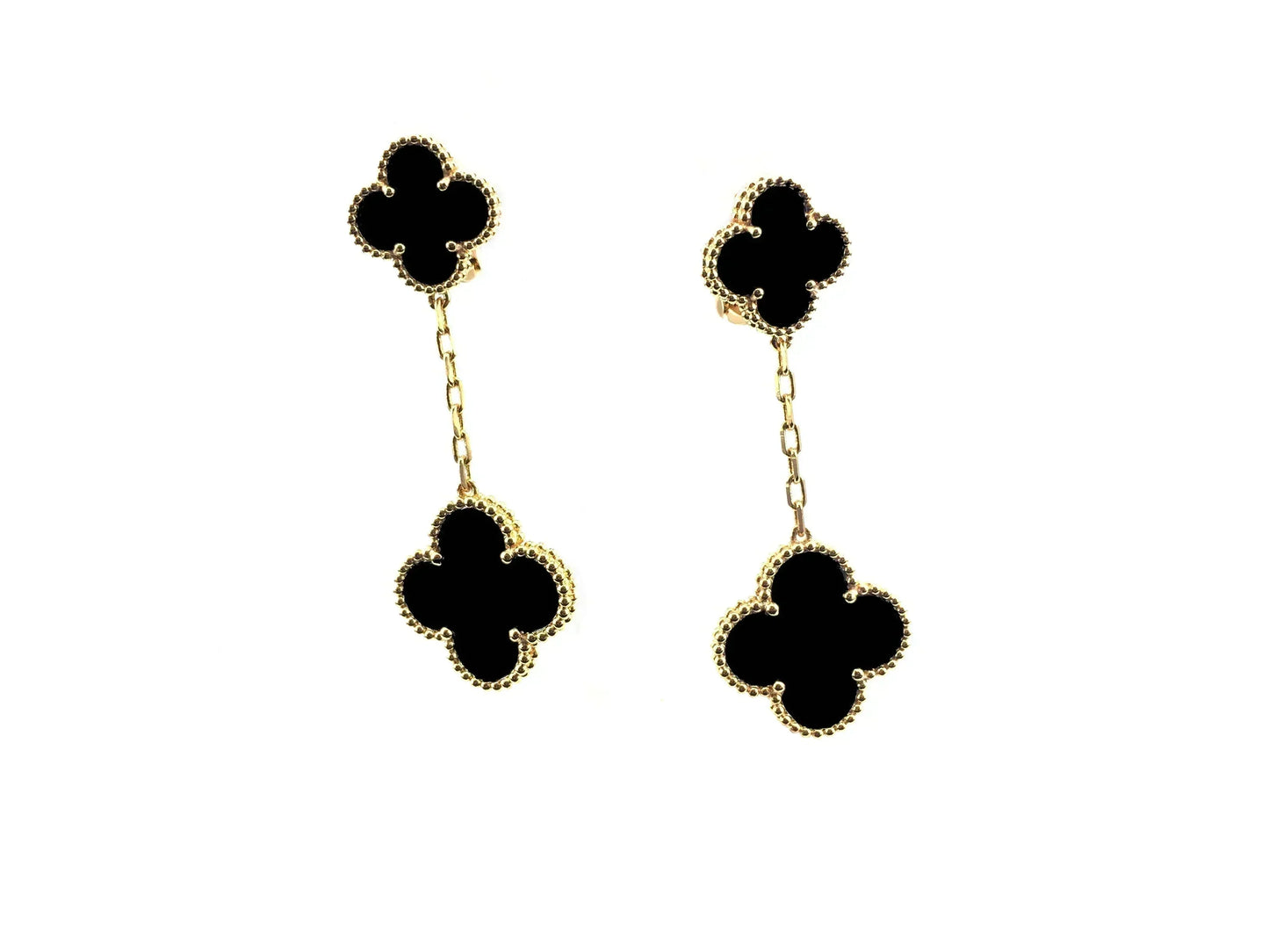 [LORA]CLOVER 2 MOTIFS  EARRINGS (MULTIPLE CHOICESC